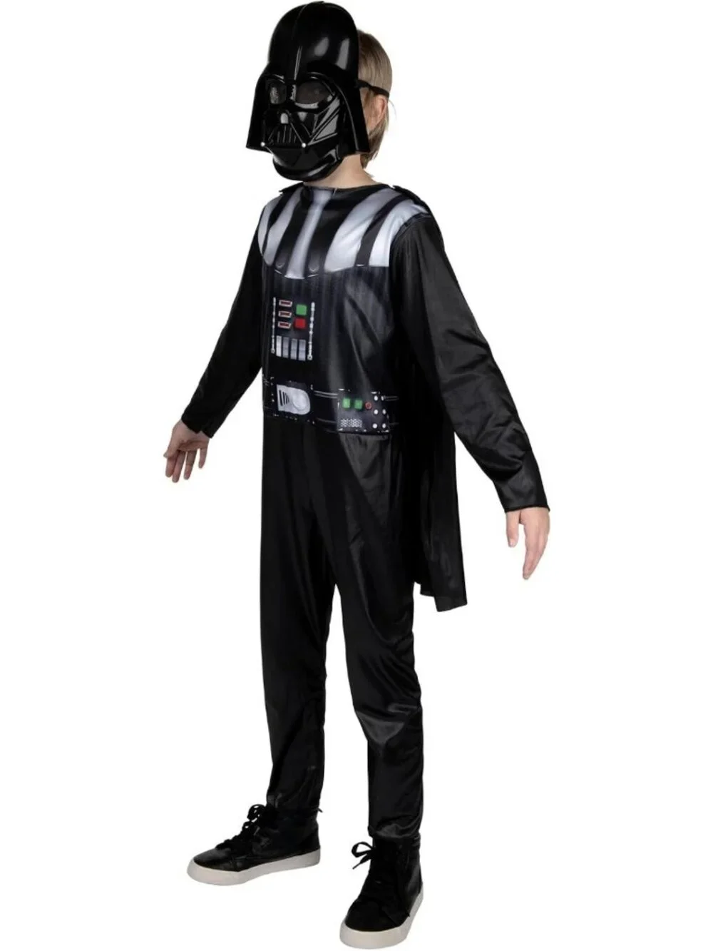 Youth Halloween Costume - Darth Vader Jumpsuit with Cape & Mask - Star Wars
